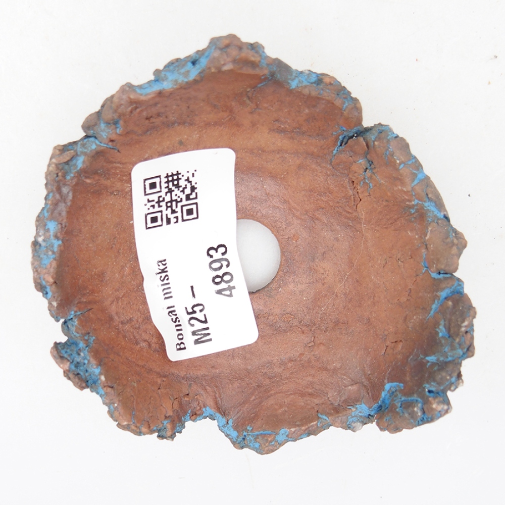 Keramikschale 7 x 7 x 3,5 cm, Farbe blau