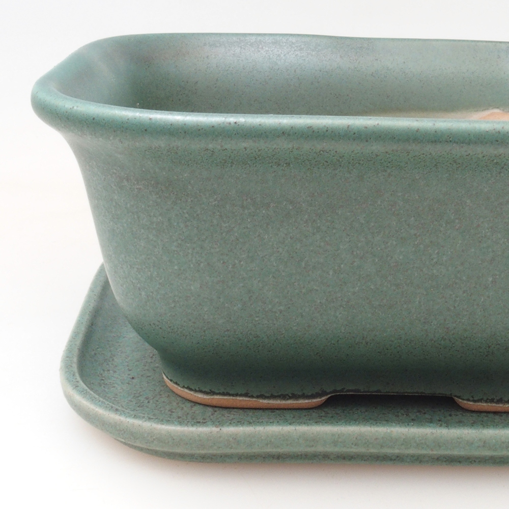 Bonsai-Schale + Untertasse H01 – 12 x 9 x 5 cm