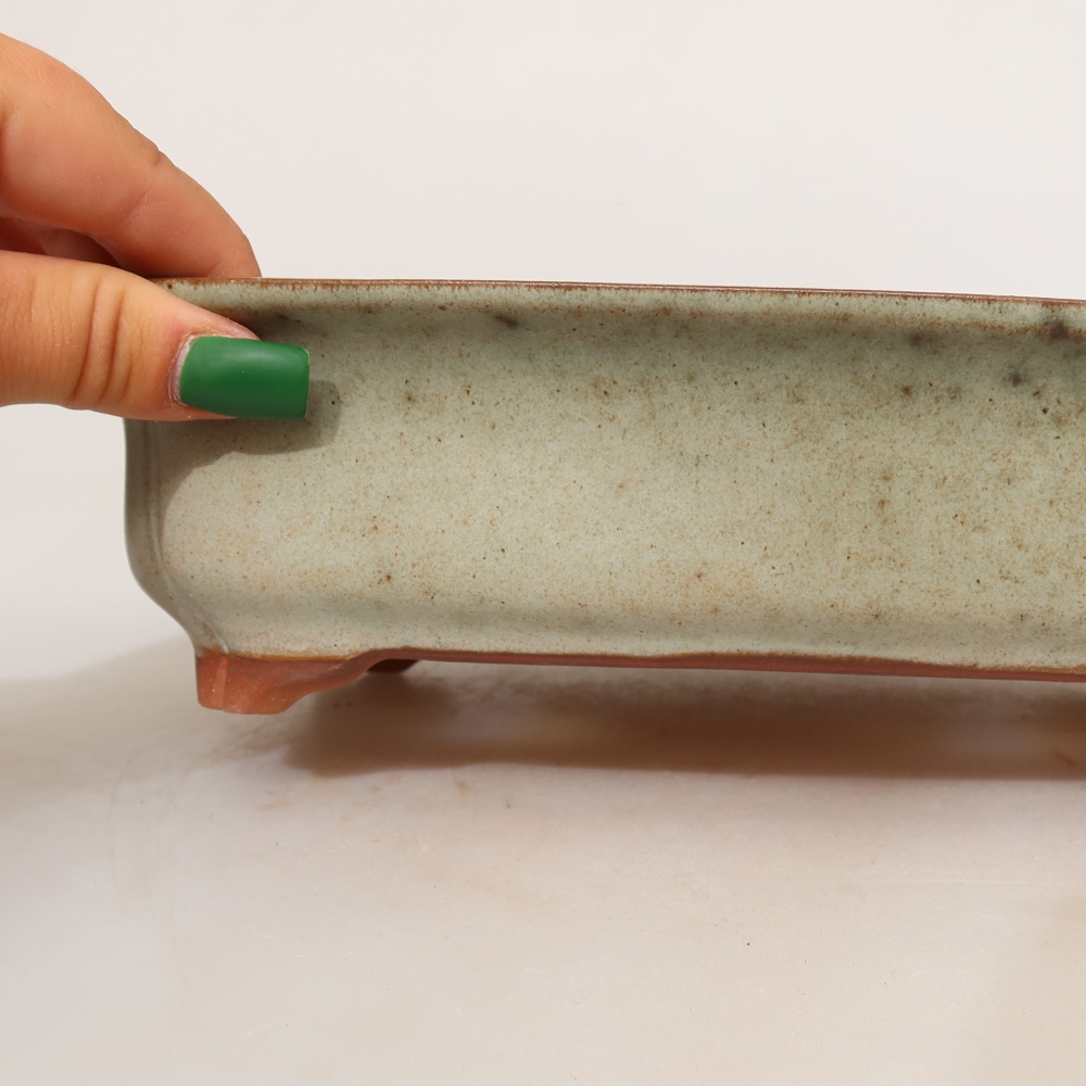 Keramikschale  24 x 17 x 6 cm, Farbe: Beige
