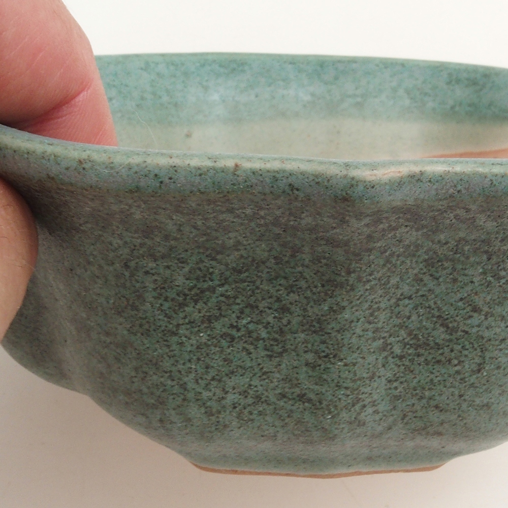 Bonsai-Schale H16 – 14,5 x 14,5 x 5 cm – grün