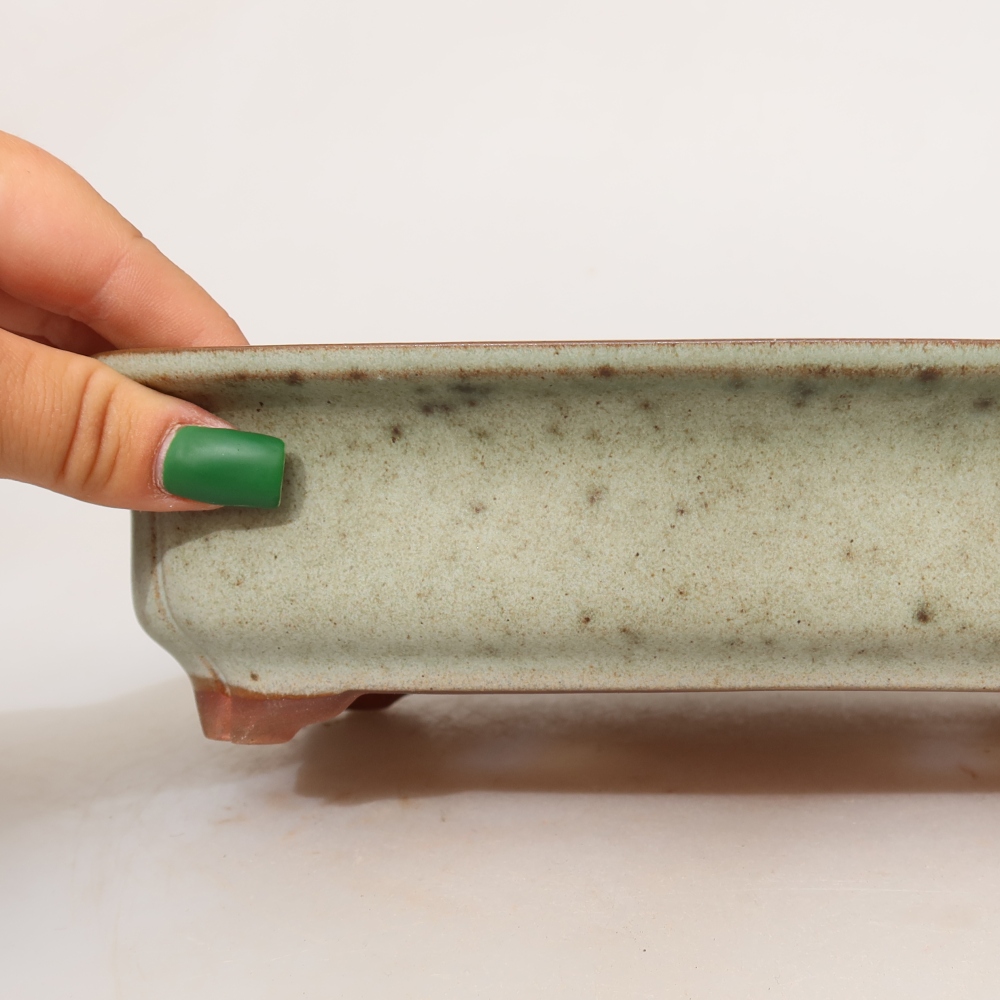 Keramikschale  24 x 17 x 6 cm, Farbe: Beige