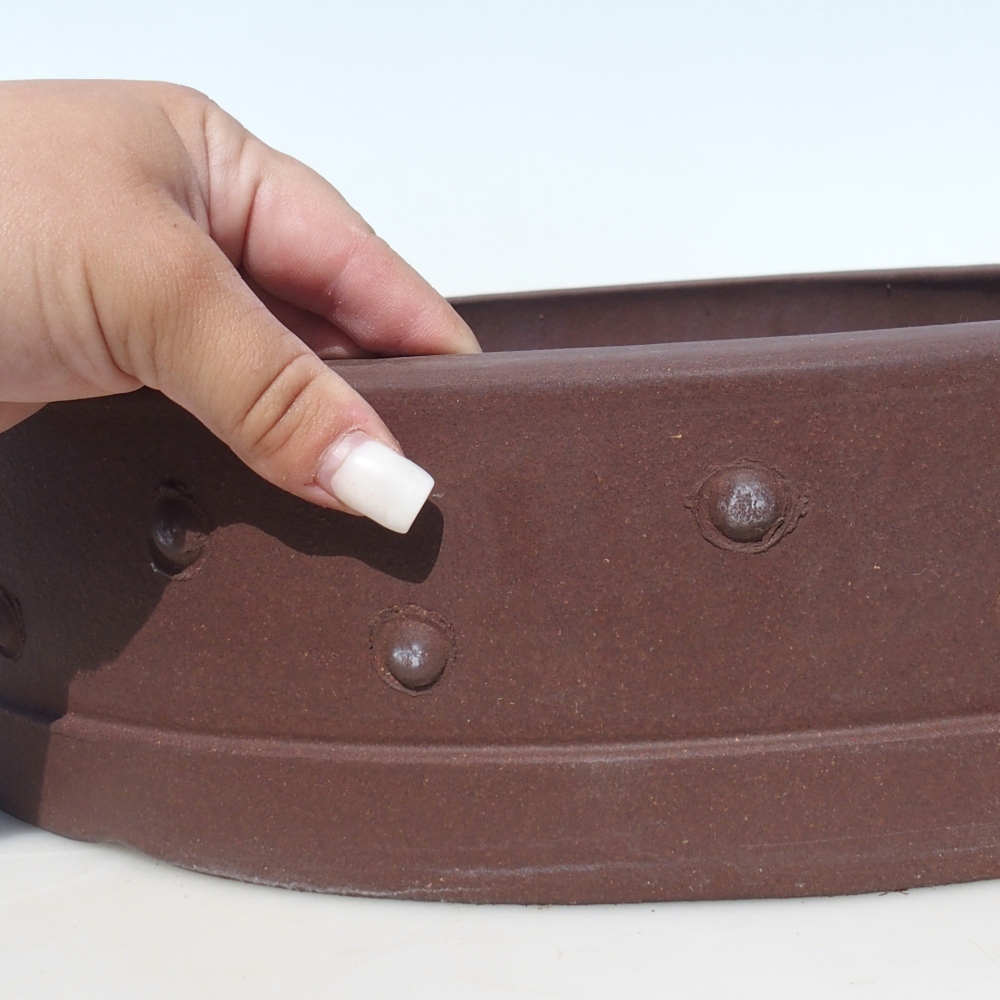 Bonsaischale 41,5 x 41,5 x 9,5 cm - braun