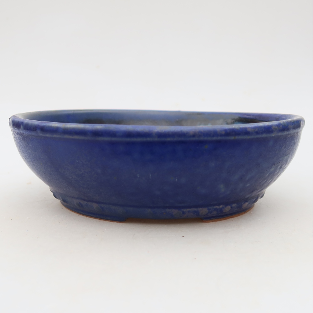 Bonsaischale aus Keramik 18 x 18 x 5,5 cm, Farbe blau