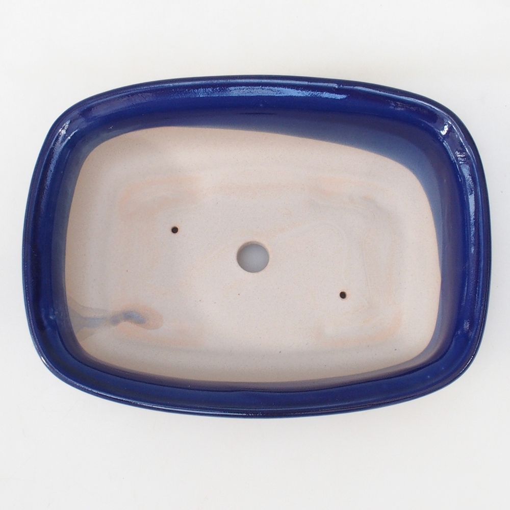 Bonsai-Schale H09 - 30 x 23 x 7,5 cm - blau