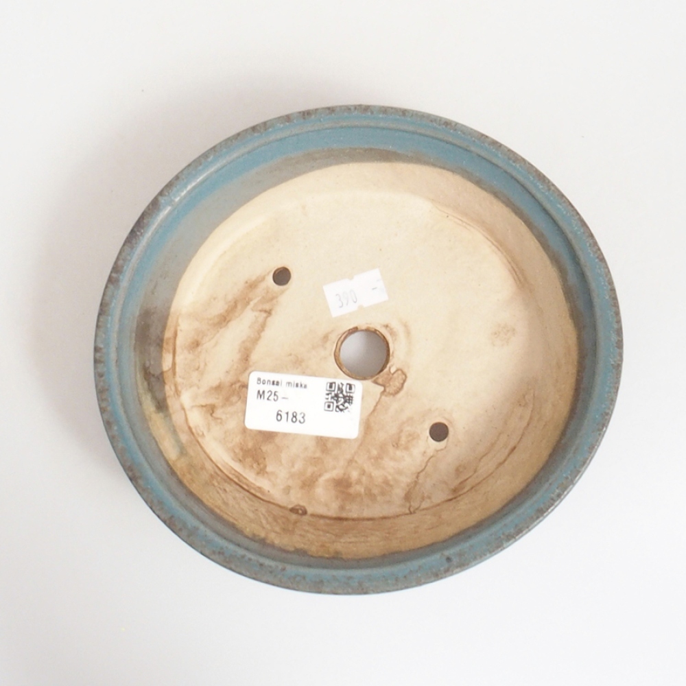 Bonsaischale aus Keramik 17 x 15,5 x 4,5 cm, Farbe blau