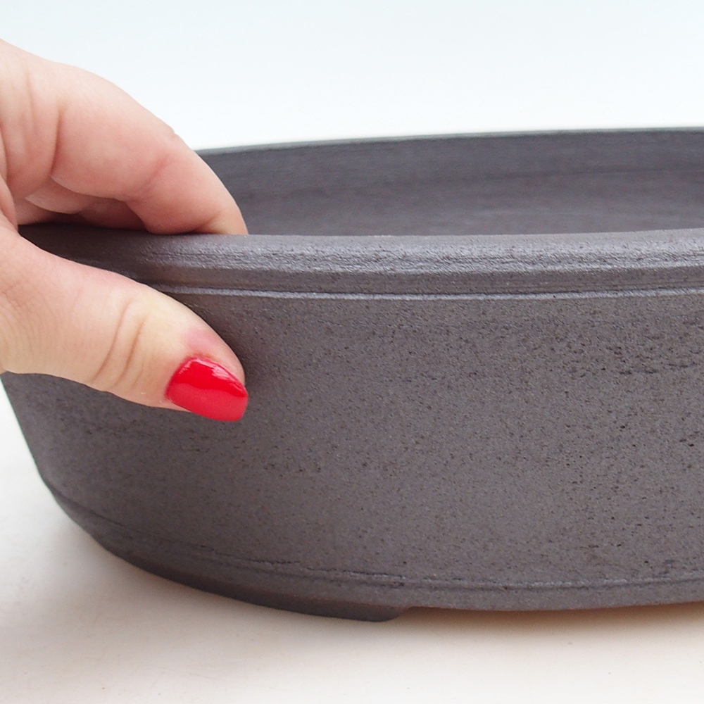 Bonsaischale 33,5 x 26 x 8,5 cm , Farbe braun