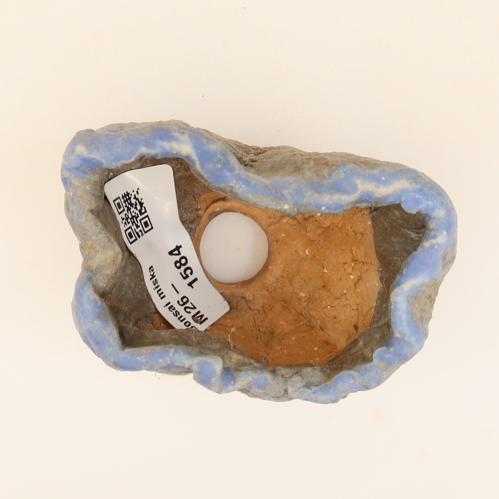 Keramikschale  5,5 x 3,5 x 5 cm, Farbe: Blau