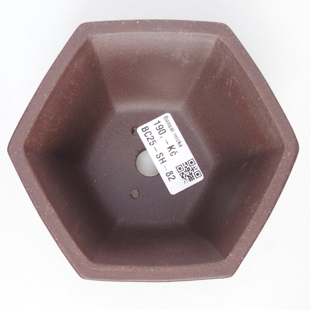 Schale 13 x 11,5 x 6 cm braun