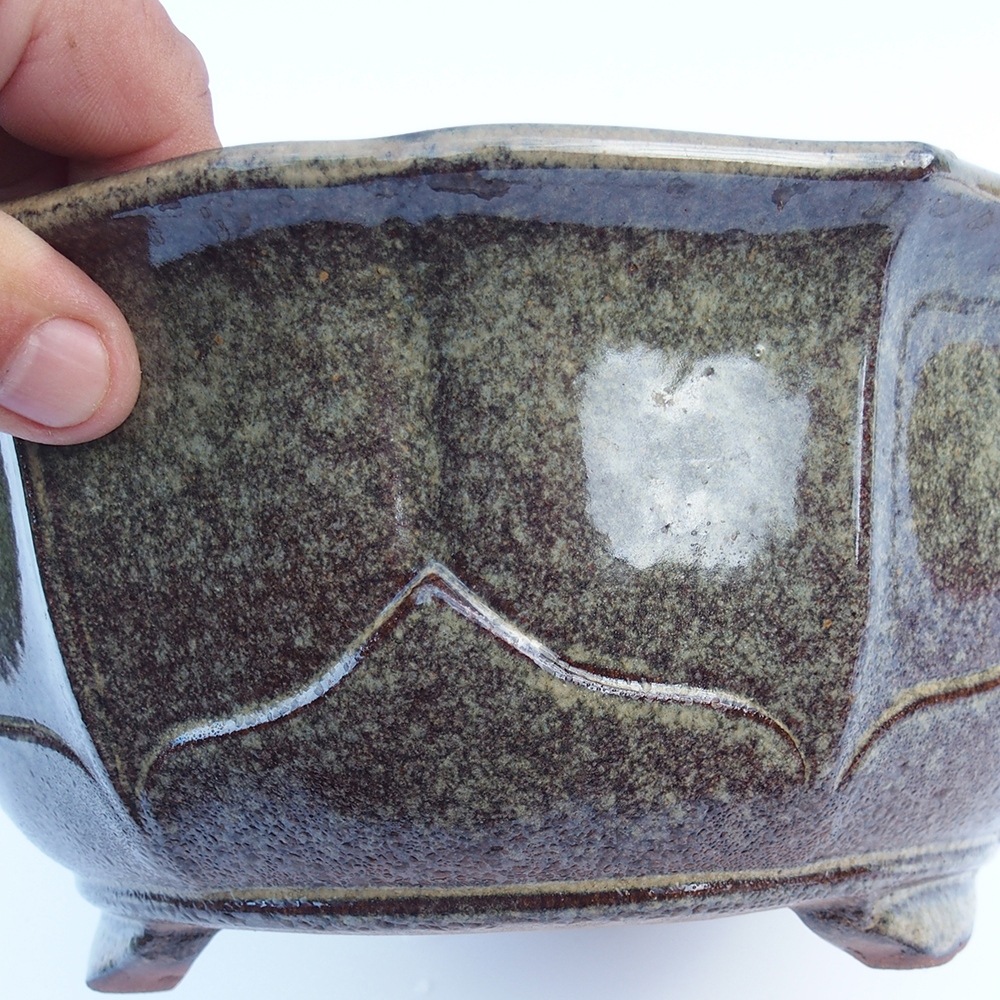 Schale 25 x 25 x 10 cm grau