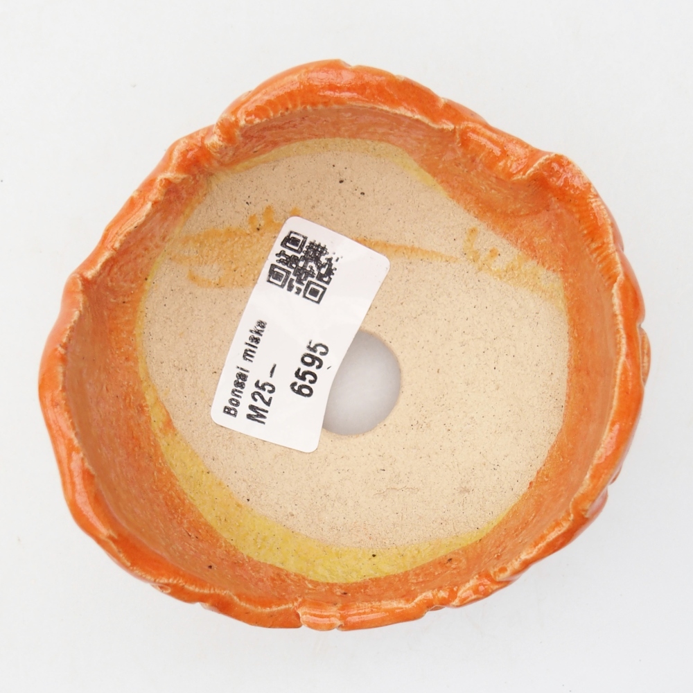 Keramikschale 8,5 x 8,5 x 6 cm , Farbe orange