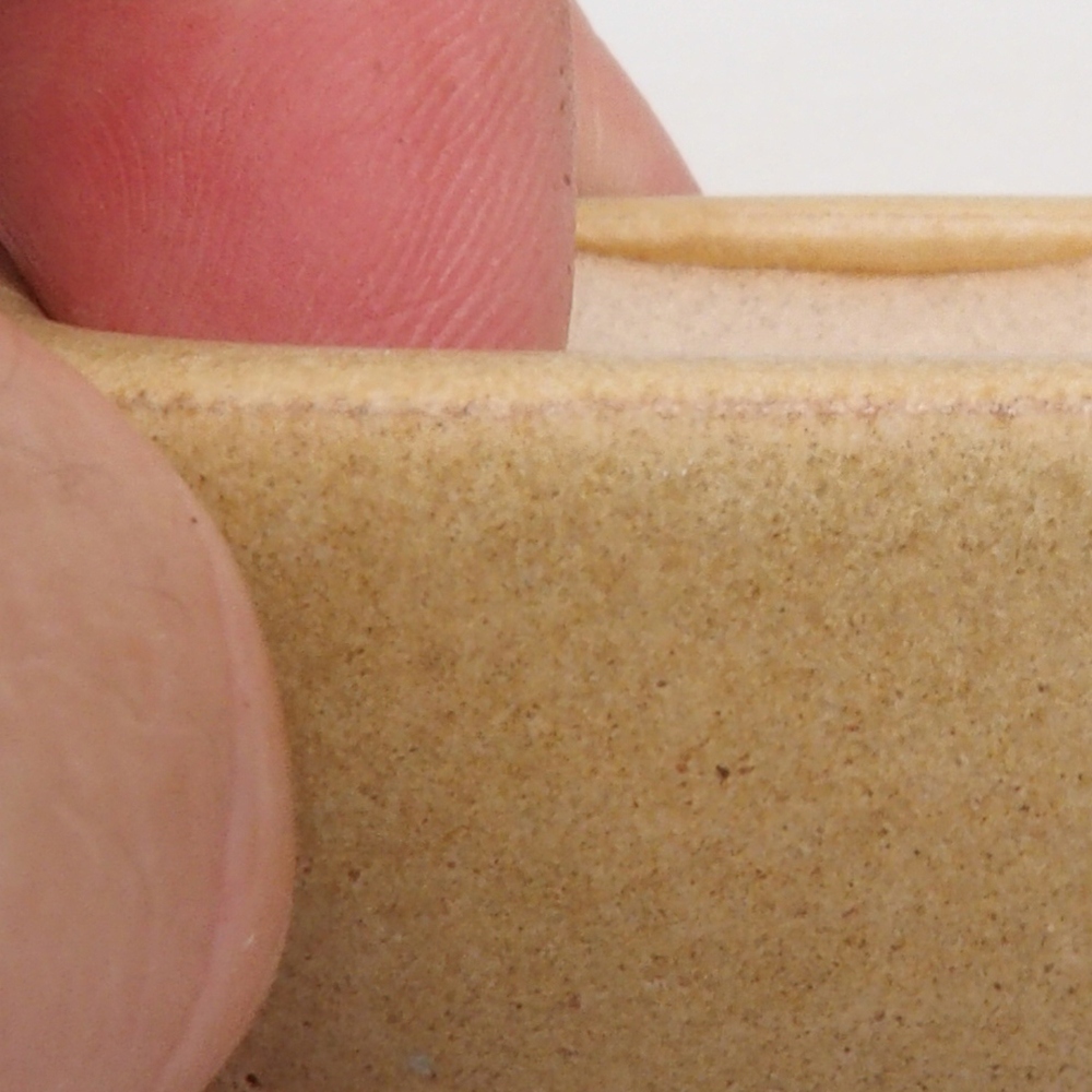 Mini-Bonsaischale 5,5 x 4 x 2  cm, Farbe braun