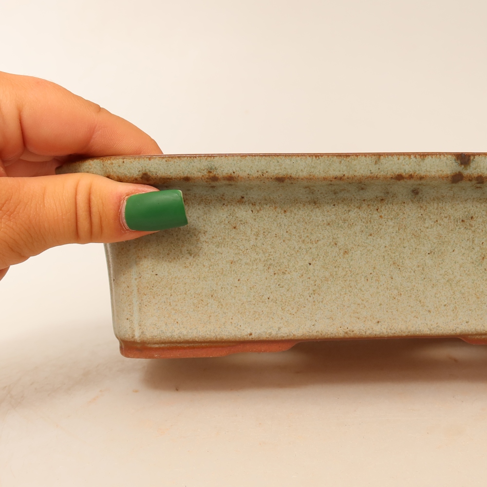 Keramikschale  20 x 15,5 x 5,5 cm, Farbe: Beige