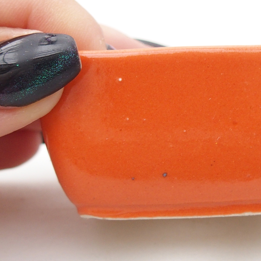 Mini-Bonsaischale 6 x 4,5 x 3 cm, orange