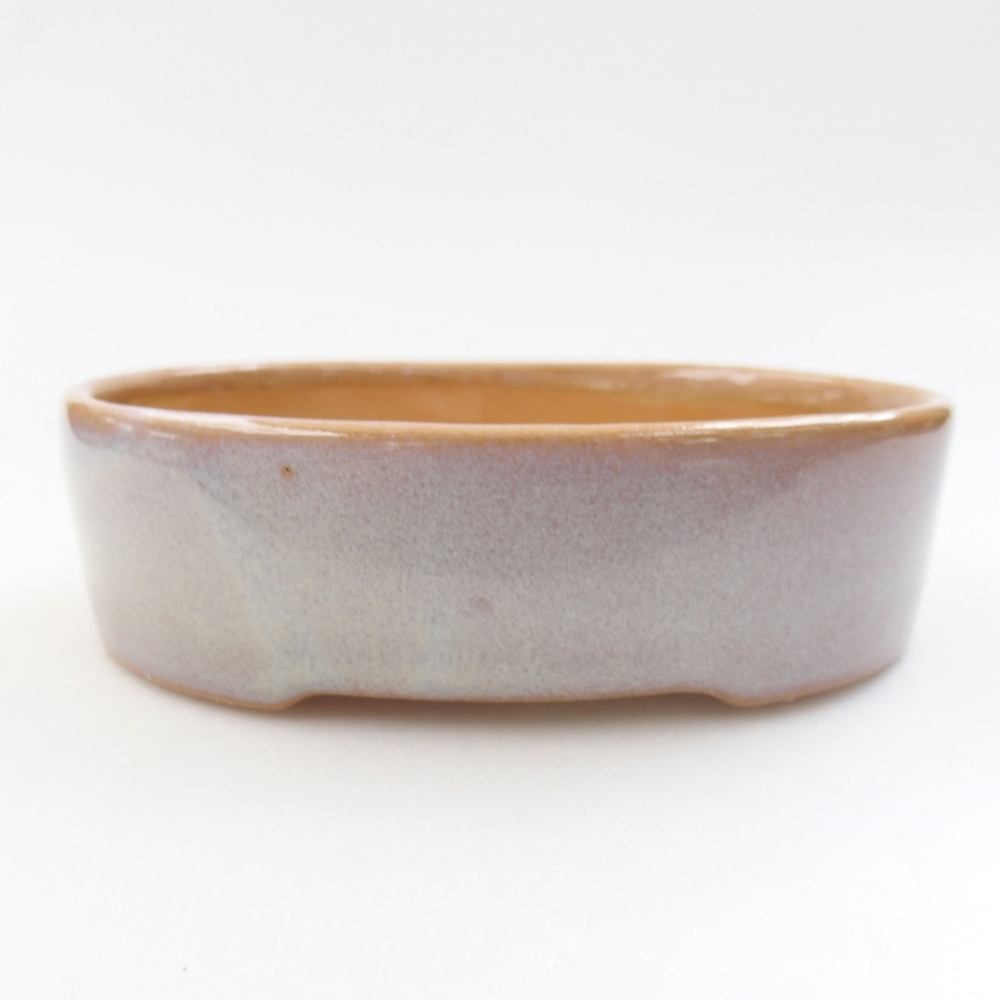 Keramik-Bonsaischale 13 x 10 x 4 cm, Farbe rosa