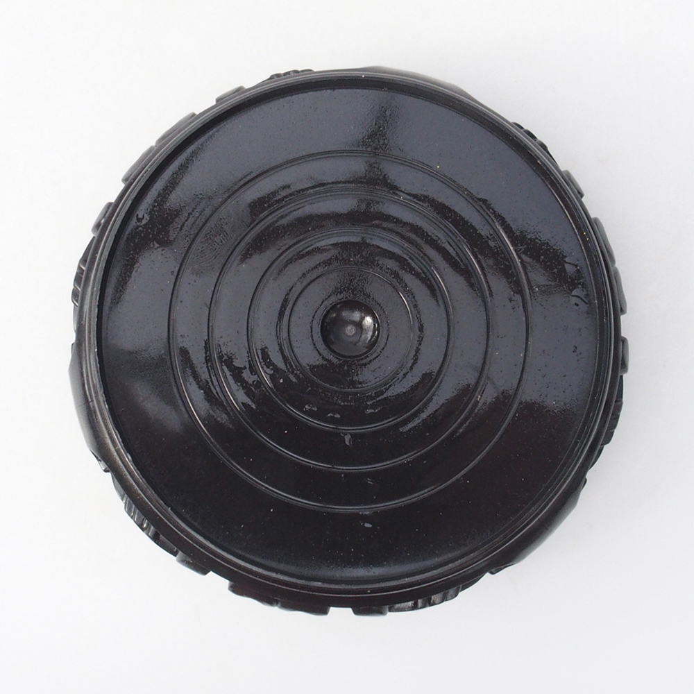 Bonsaitisch Kunststoff rund 11 x 11 x 3,5 cm, Farbe schwarz