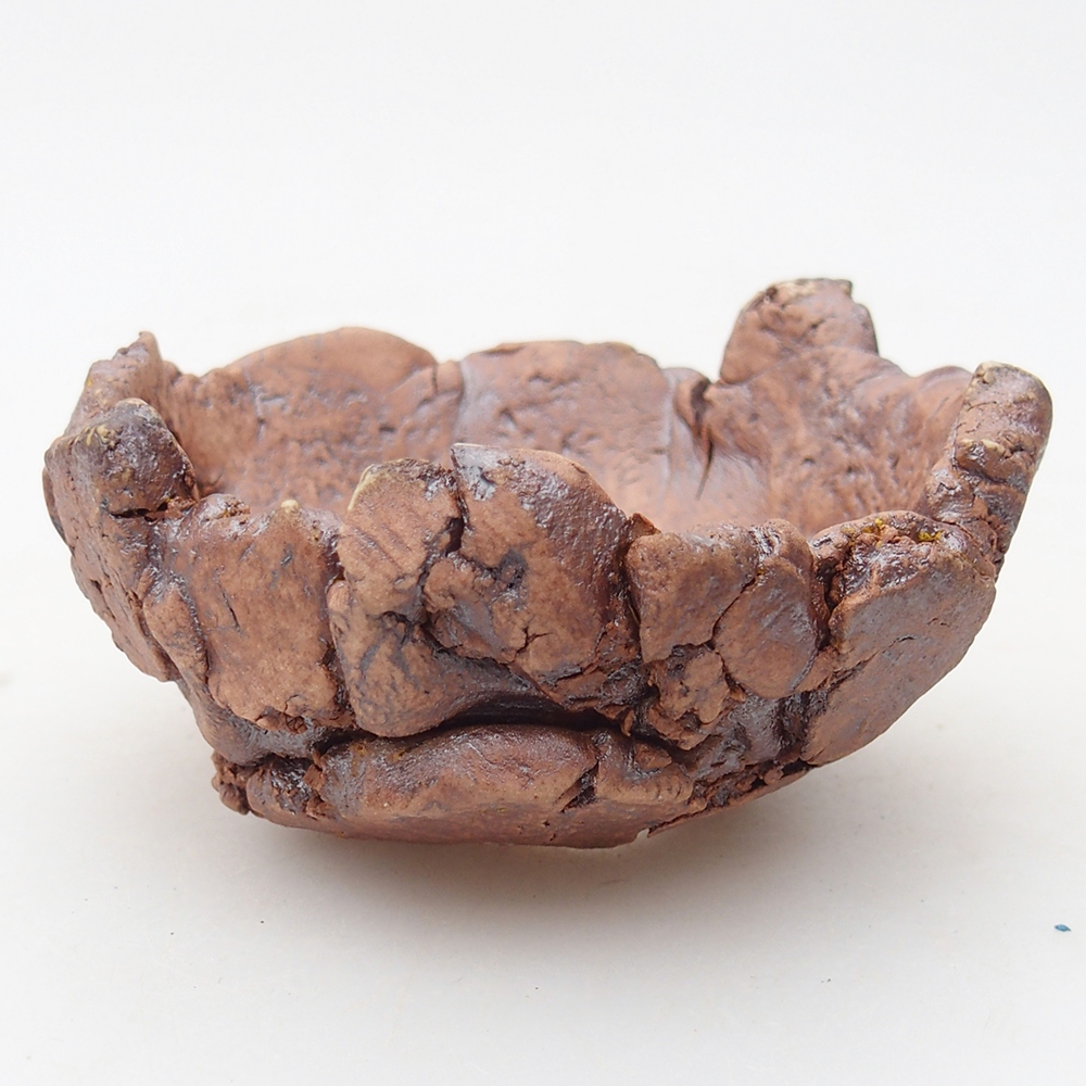 Keramikschale 9 x 9 x 4,5 cm , Farbe braun