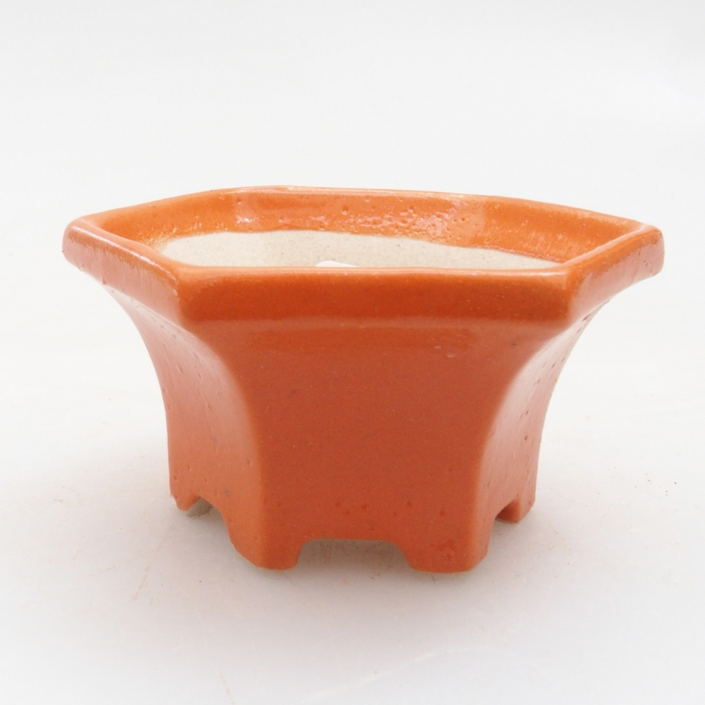 Mini aus Keramik, 5 x 4,5 x 2,5 cm, orange