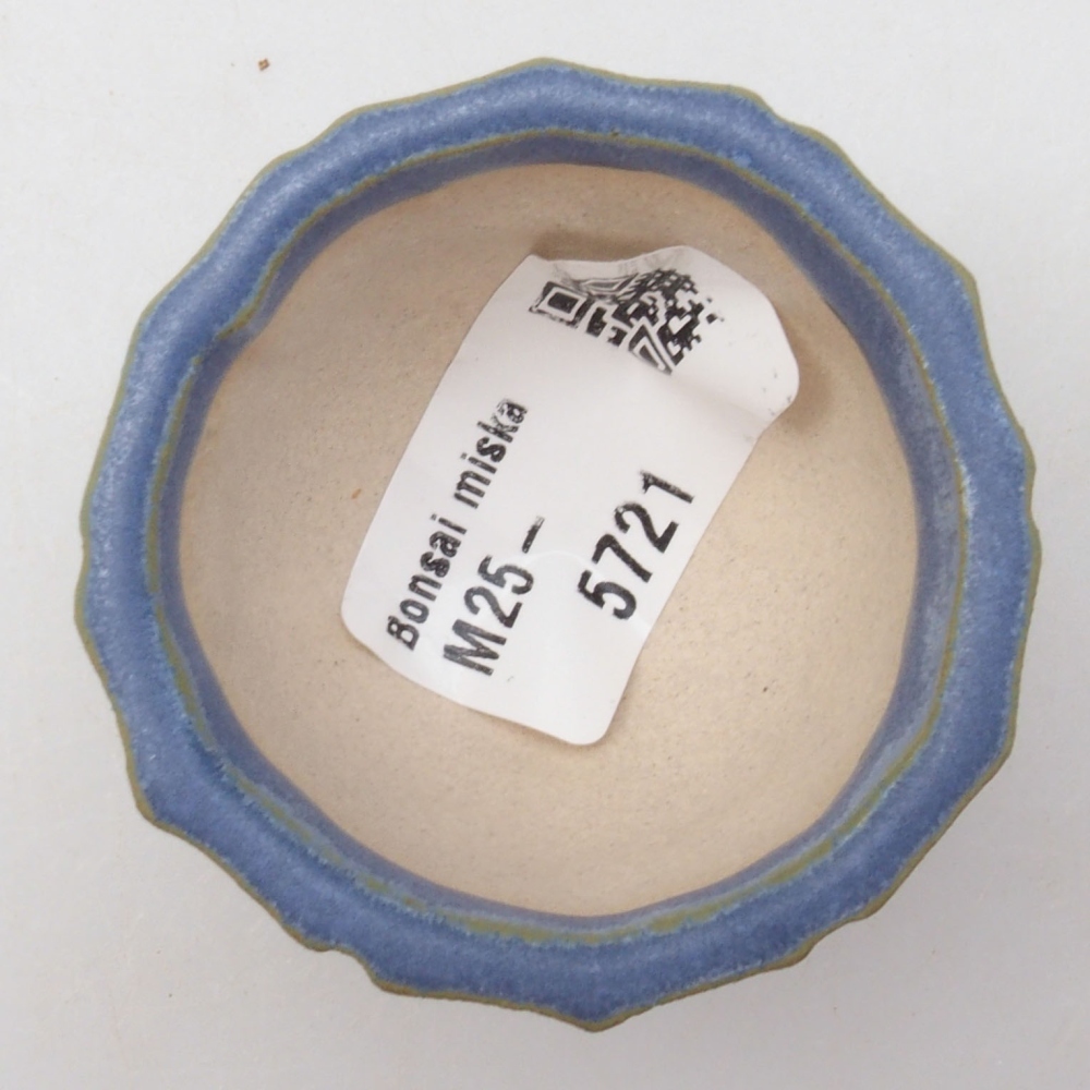 Mini-Bonsaischale 5 x 5 x 3 cm, Farbe blau
