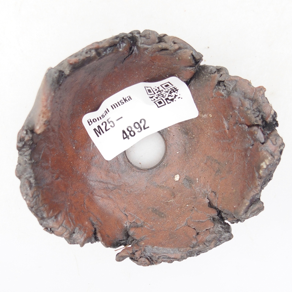Keramikschale 7 x 8 x 5,5 cm, Farbe braun