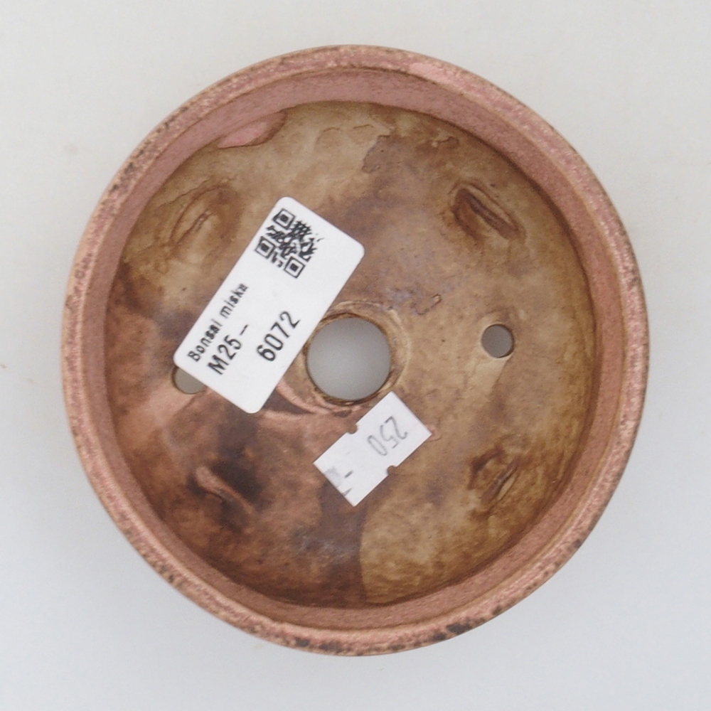 Bonsaischale aus Keramik 10,5 x 10,5 x 4,5 cm, Farbe rosa