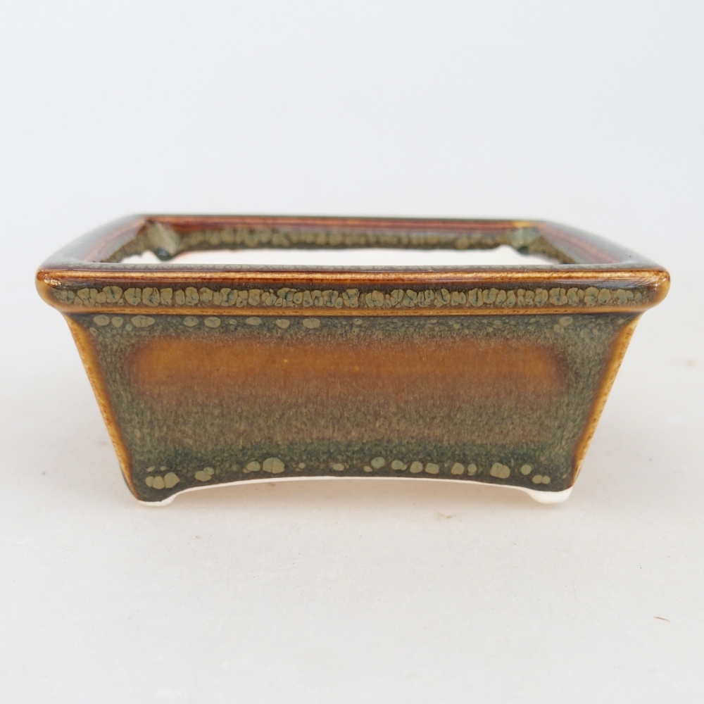 Mini-Bonsaischale 7,5 x 6 x 3 cm, braun