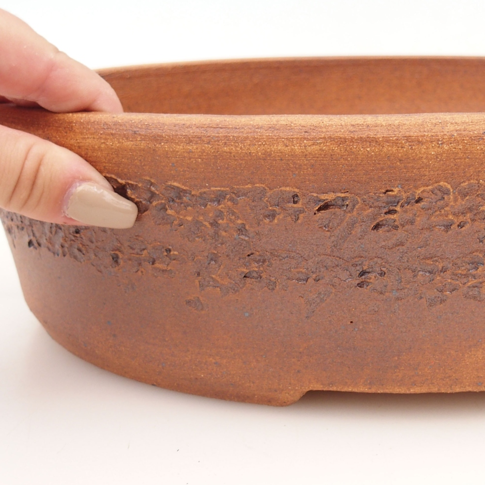 Bonsaischale 32 x 24,5 x 8,5 cm , Farbe braun