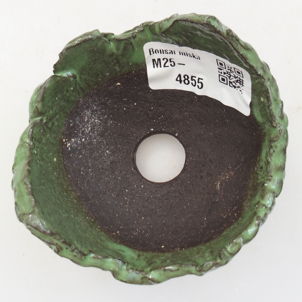 Keramikschale 7 x 7 x 5 cm, Farbe grün