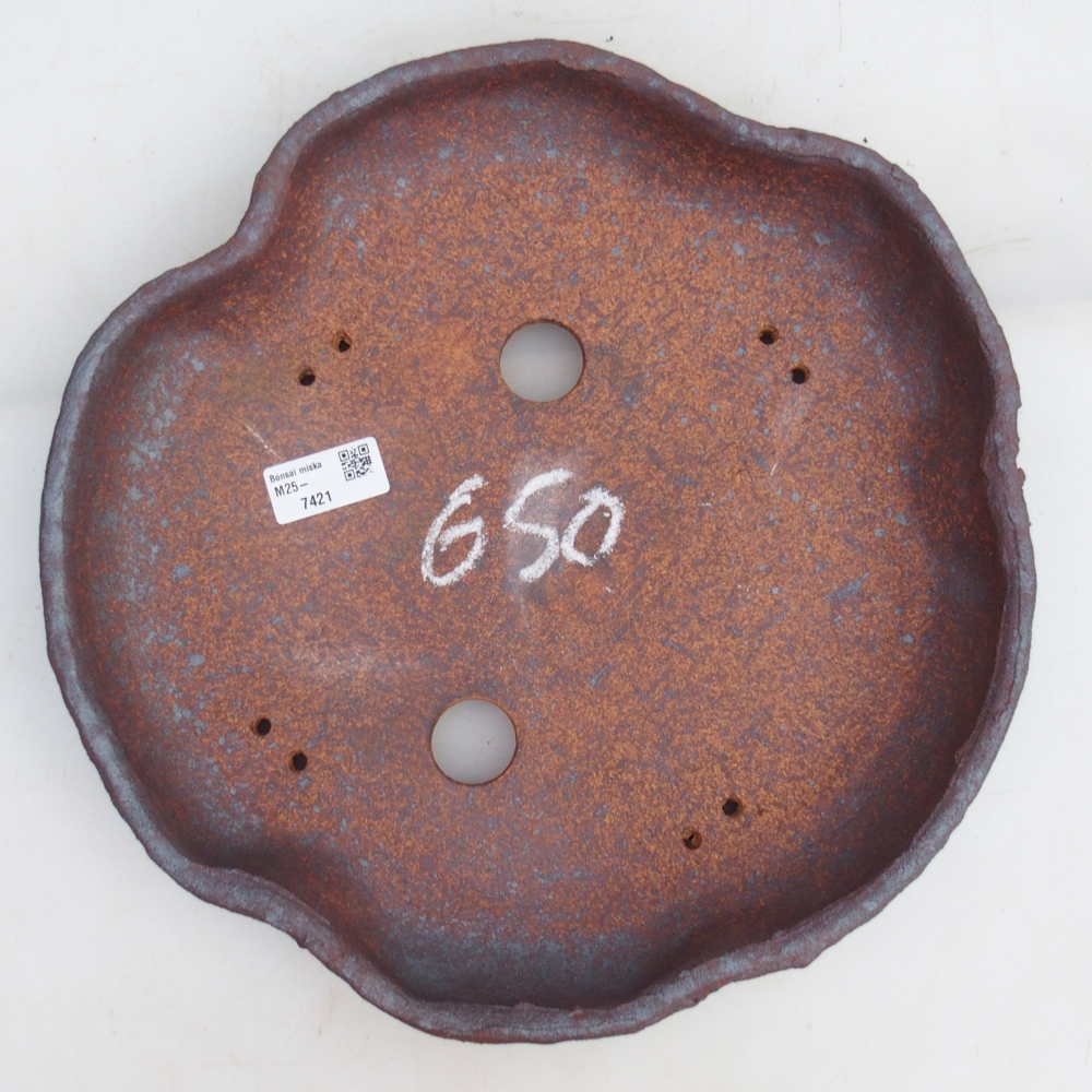 Bonsaischale 32 x 32 x 5,5 cm , Farbe braun