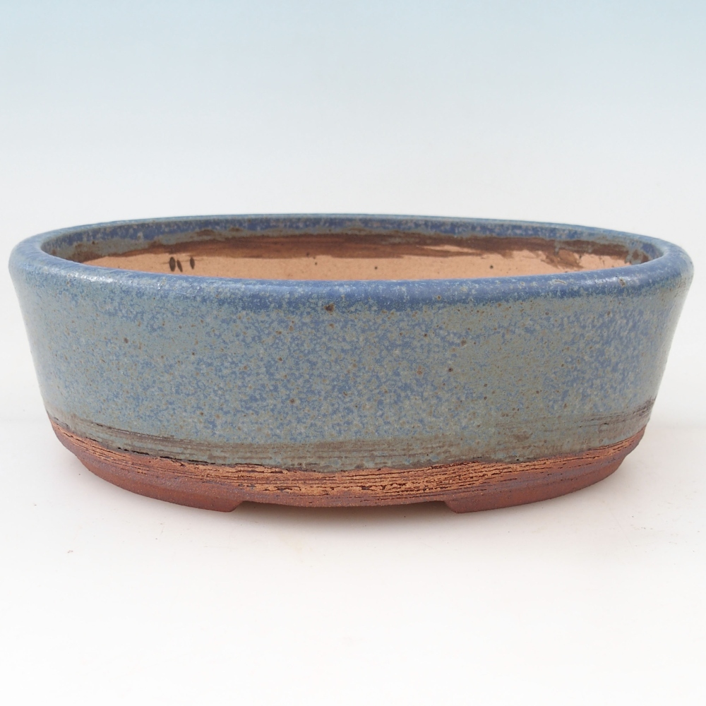 Bonsaischale 23,5 x 19,5 x 7,5 cm , Farbe blau