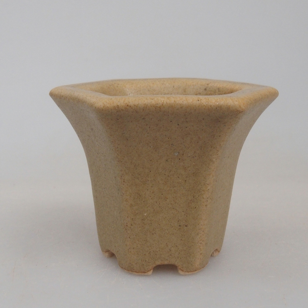 Mini-Bonsaischale 4 x 3,5 x 3  cm, Farbe braun
