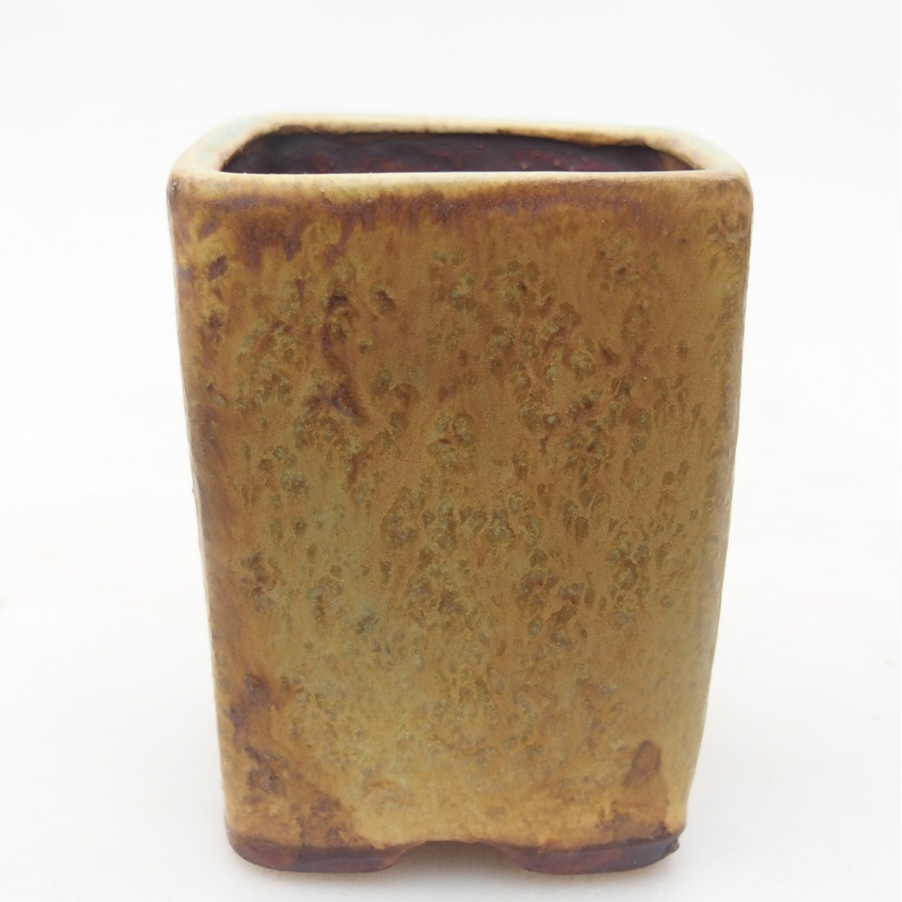 Bonsaischale aus Keramik 5 x 5 x 6,5 cm, grün