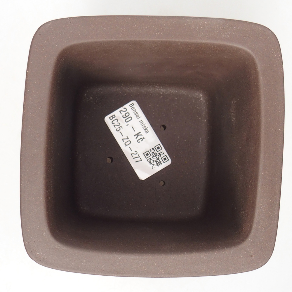 Schale 10,5 x 10,5 x 11,5 cm braun