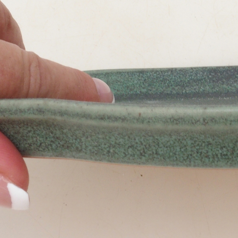 Keramikschale H75 – 18,5 x 13 x 1,5 cm – grün