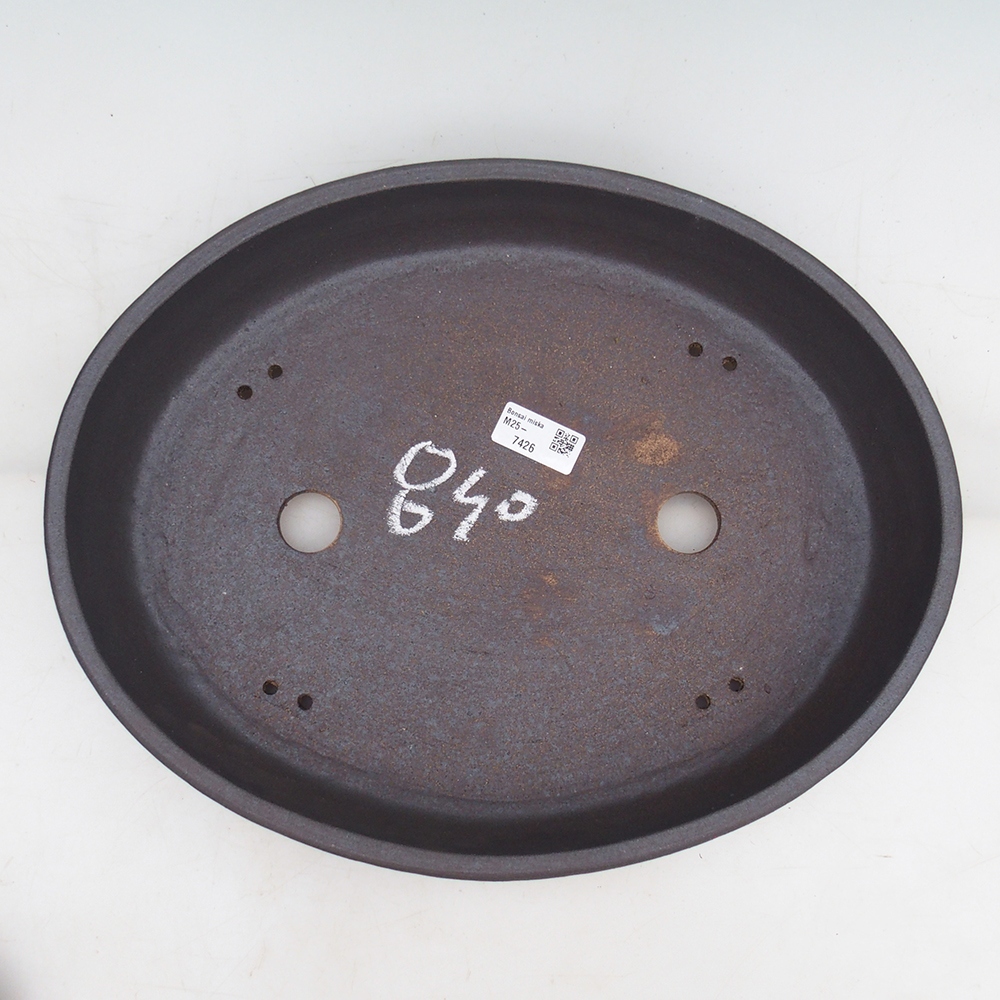 Bonsaischale 38,5 x 30,5 x 7,5 cm , Farbe braun