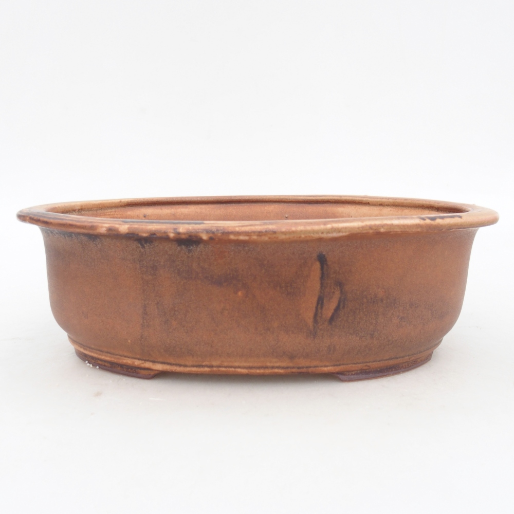 Bonsaischale aus Keramik 23 x 19 x 7 cm, rosa