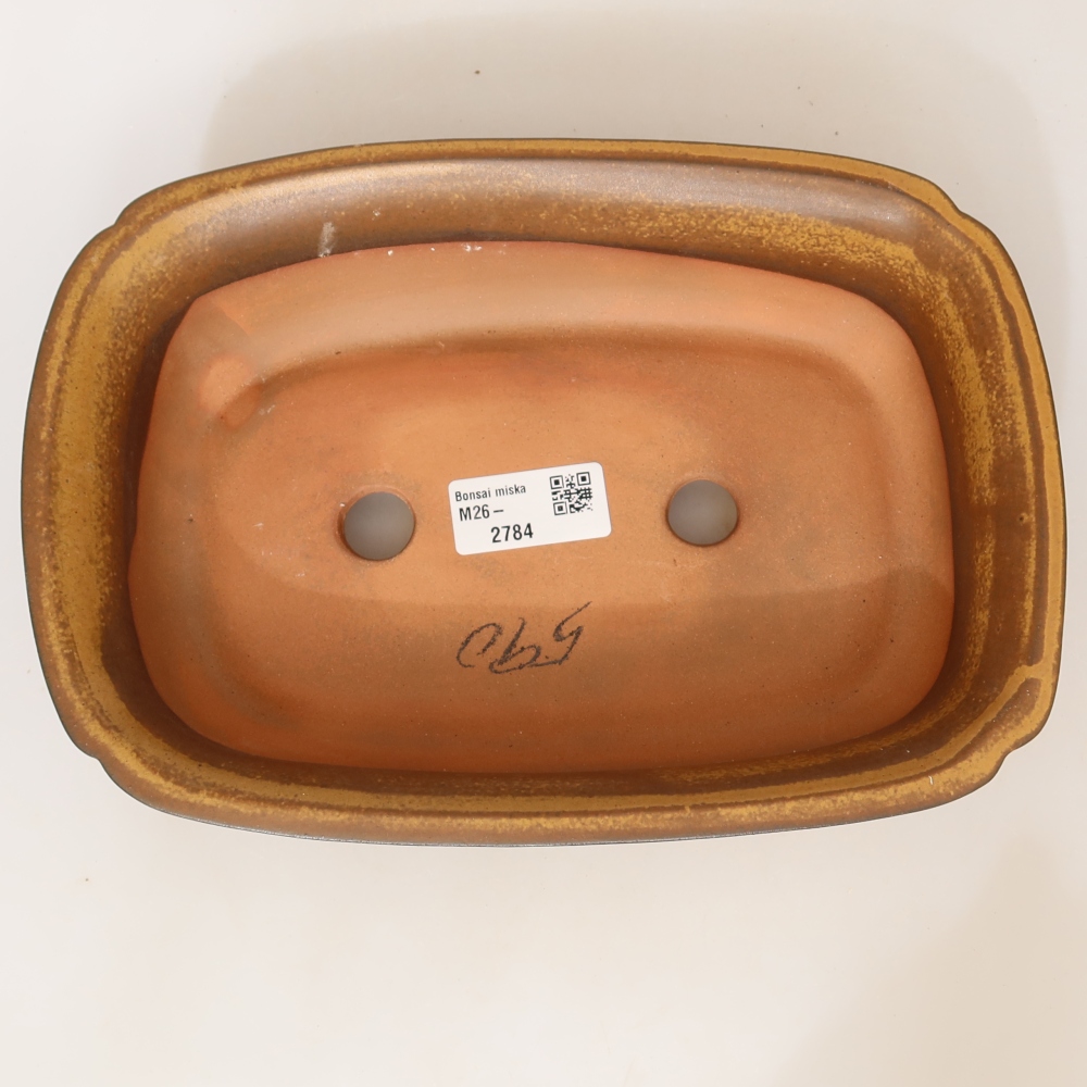 Keramikschale  24 x 17 x 6 cm, Farbe: gelb