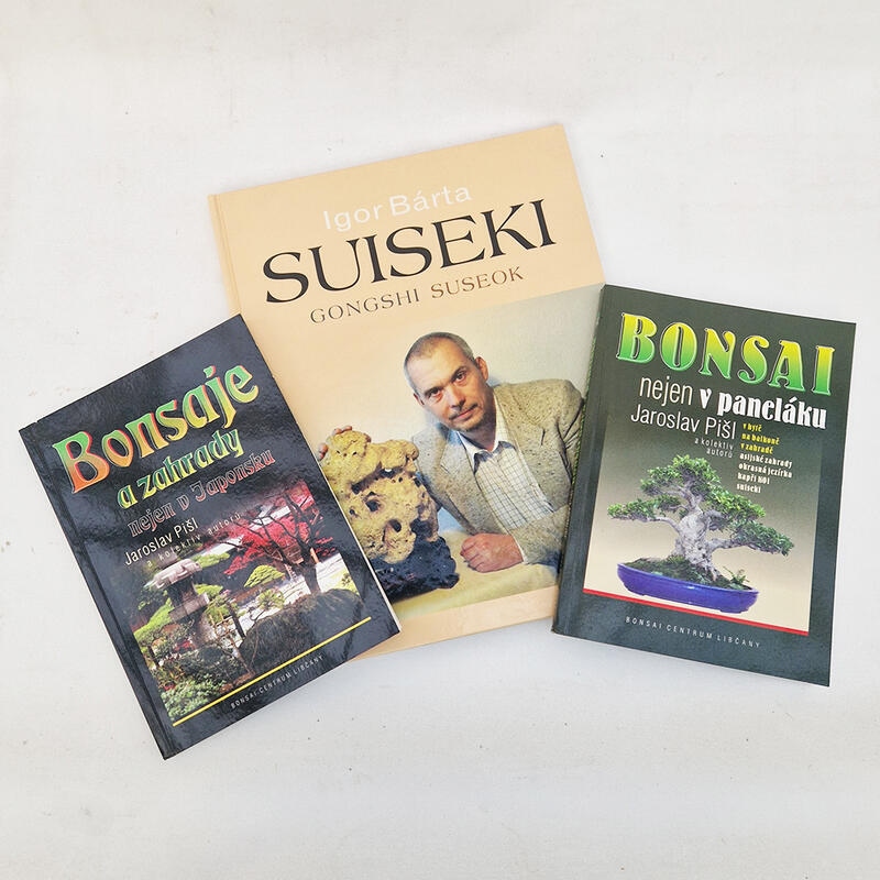 3 Bücher Bonsai nicht nur im Wohnblock, Japanische Gärten und Suiseki