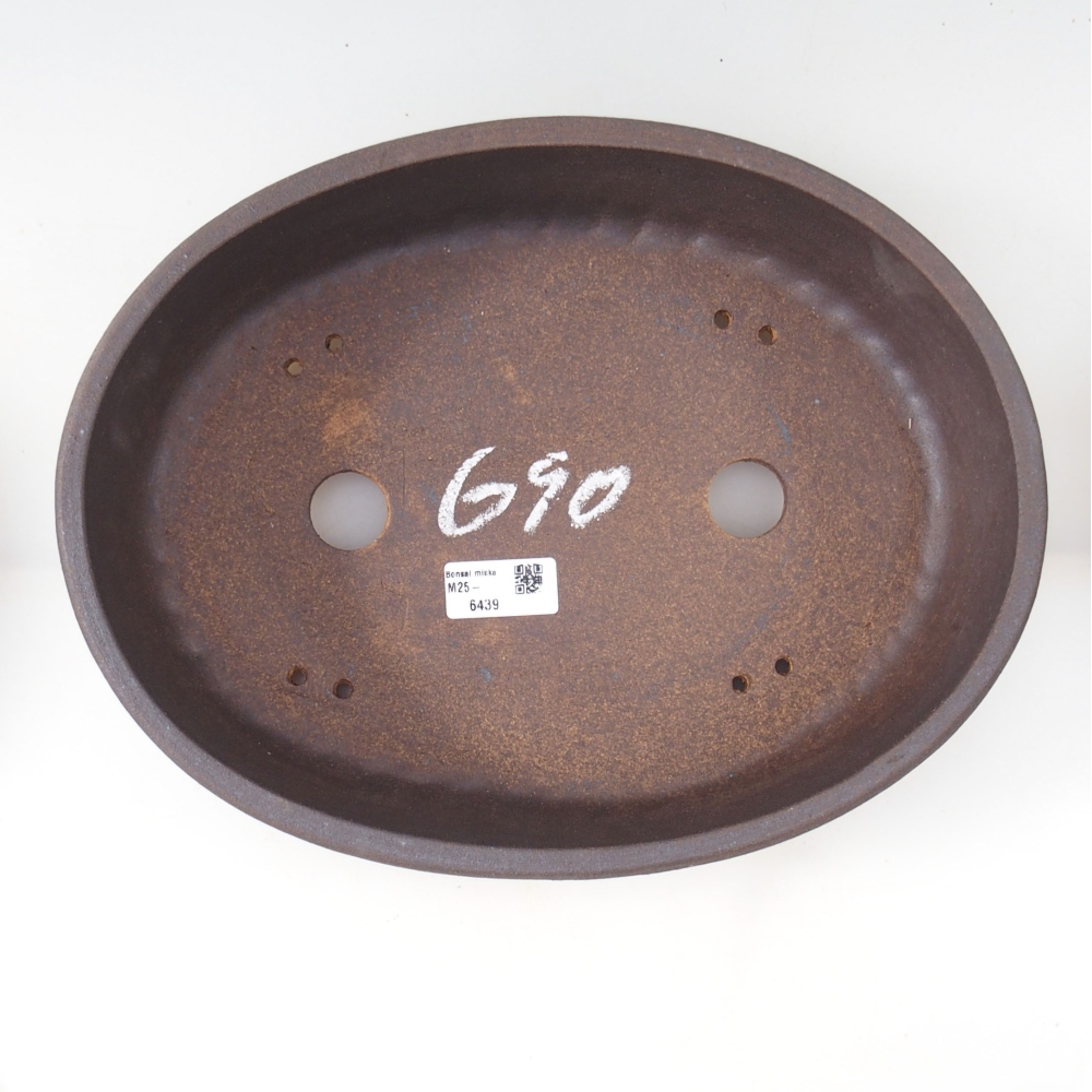 Bonsaischale 32,5 x 25 x 7 cm , Farbe braun