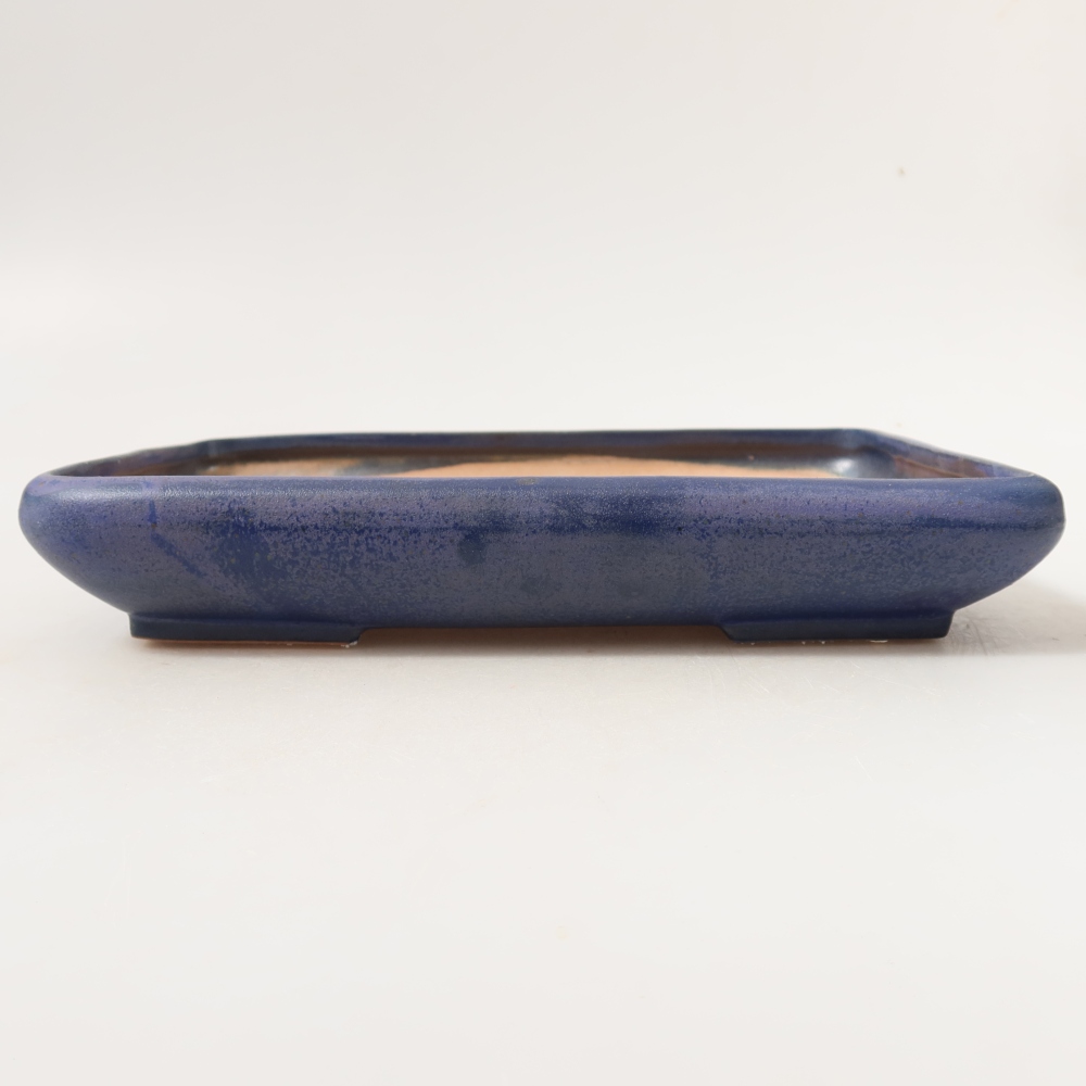 Keramik-Bonsai-Schale 24 x 17,5 x 4 cm, Farbe: Blau