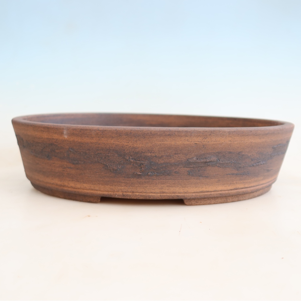 Keramik-Bonsai-Schale, 38 x 30,5 x 8,5 cm, Farbe: braun