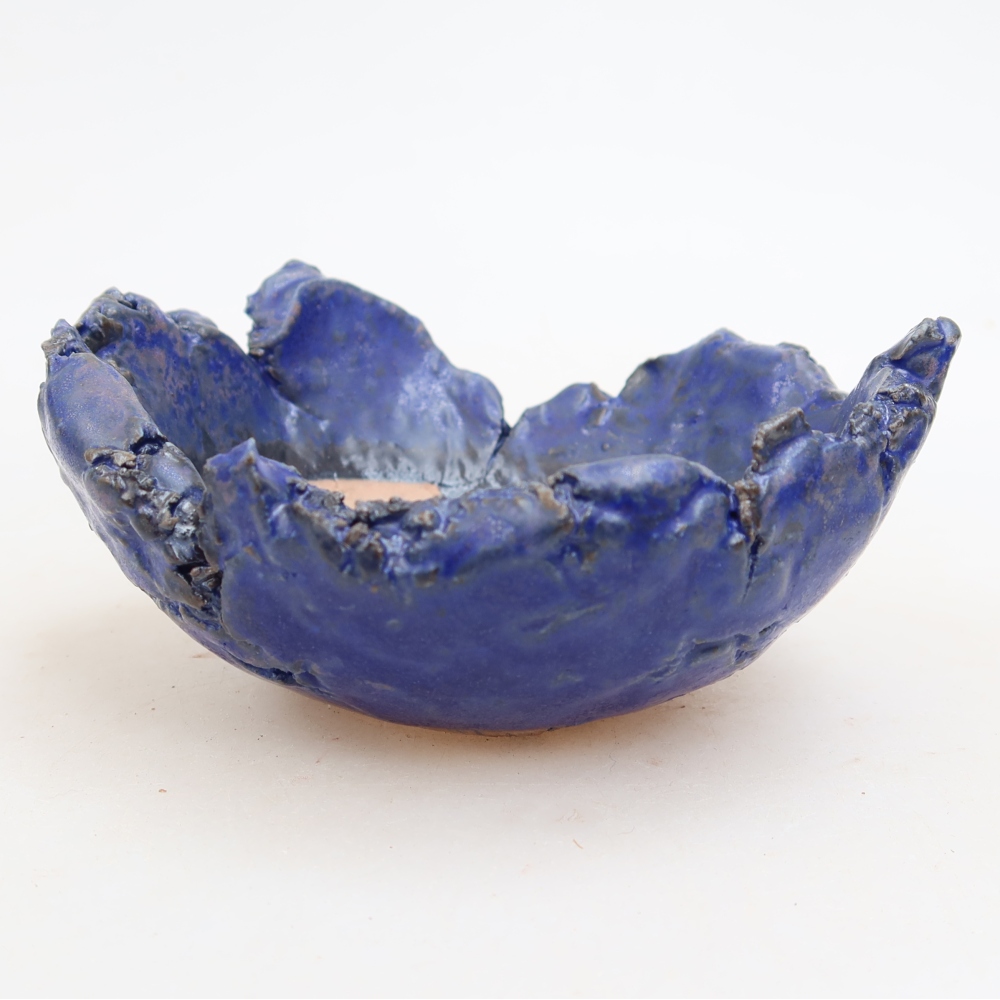 Keramikschale  11,5 x 10,5 x 5,5 cm, Farbe: Blau