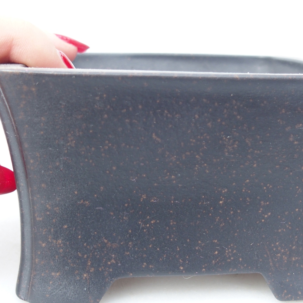 Schale 11 x 11 x 6 cm schwarz