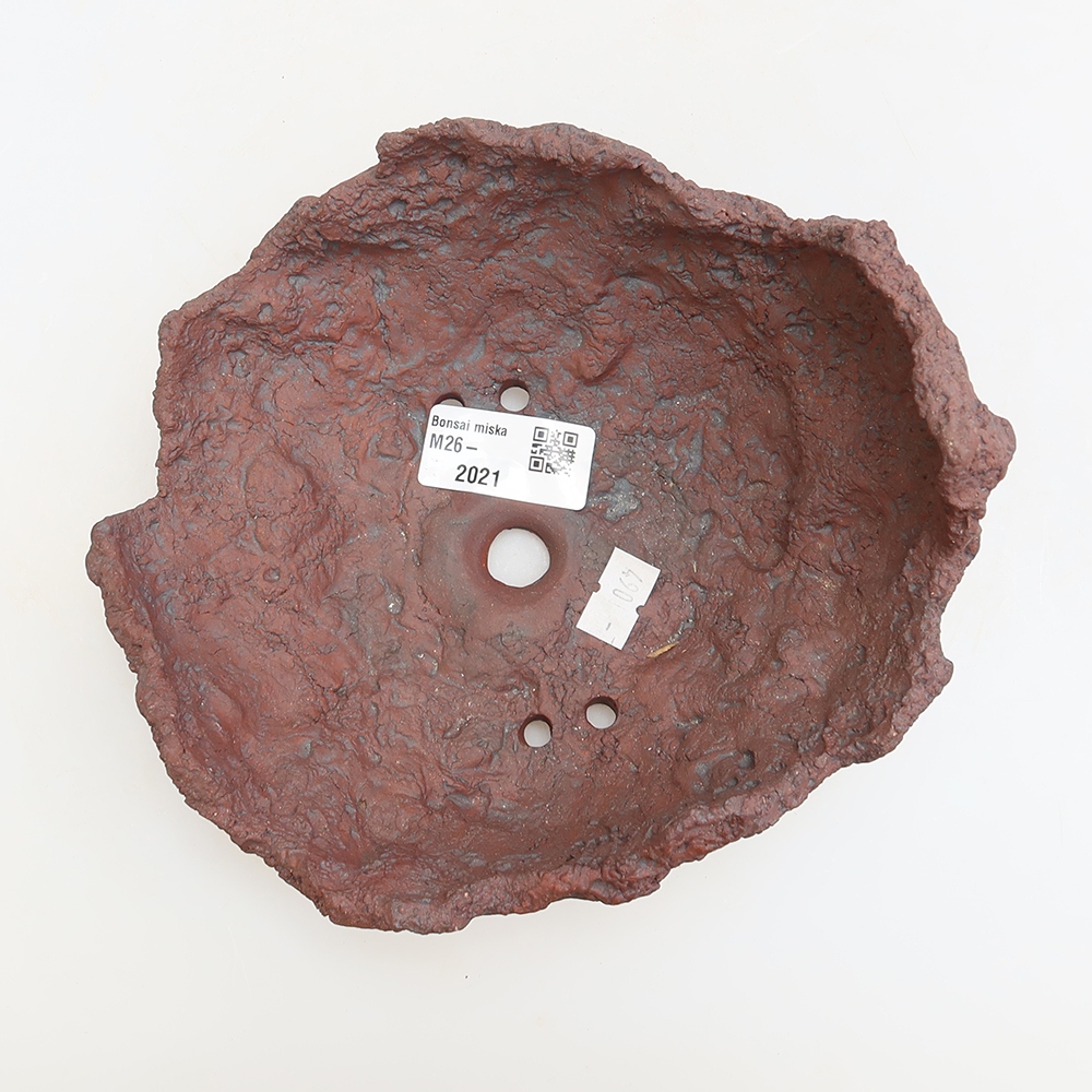 Keramikschale 15 x 15 x 10,5 cm, Farbe: braun
