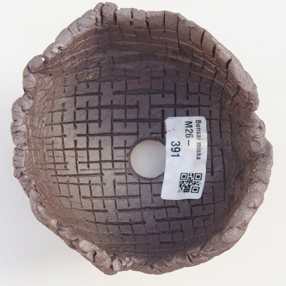 Keramikschale 10 x 10 x 7,5 cm , Metallic-Farbe