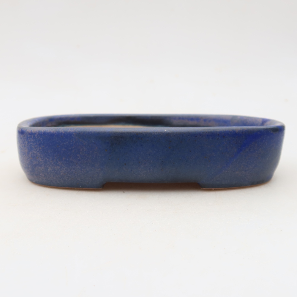 Bonsaischale aus Keramik 16 x 11 x 3,5 cm, Farbe blau