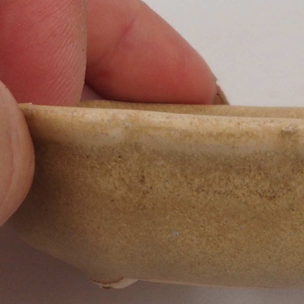 Mini-Bonsaischale 7 x 7 x 2  cm, Farbe braun