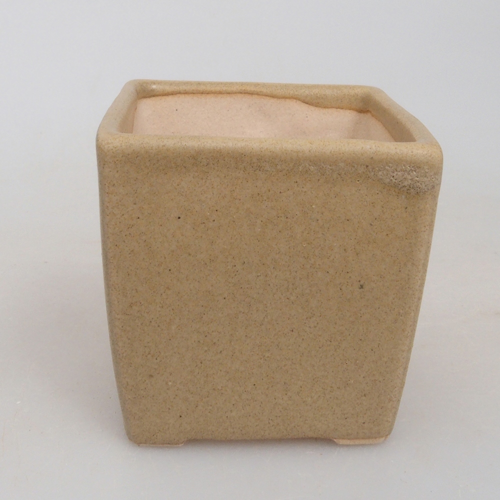 Mini-Bonsaischale 5 x 5 x 5  cm, Farbe braun