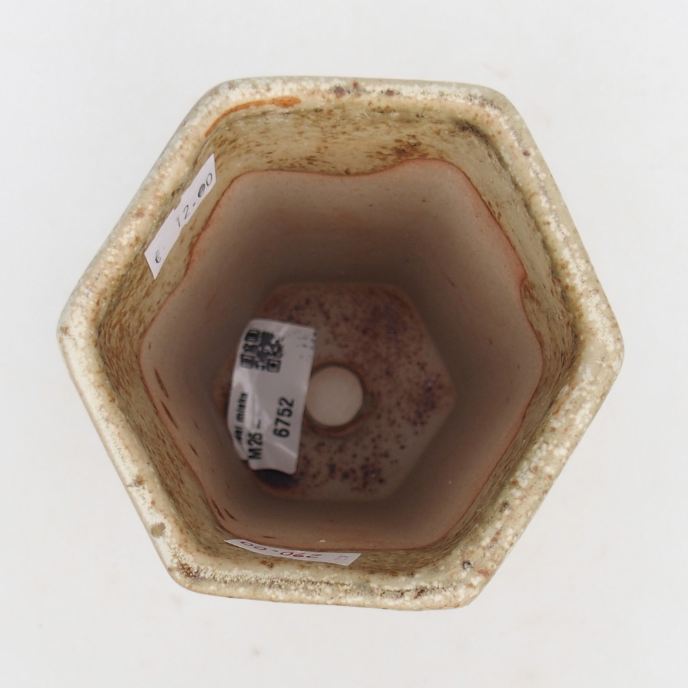 Bonsaischale aus Keramik 10 x 8,5 x 14,5 cm, grün