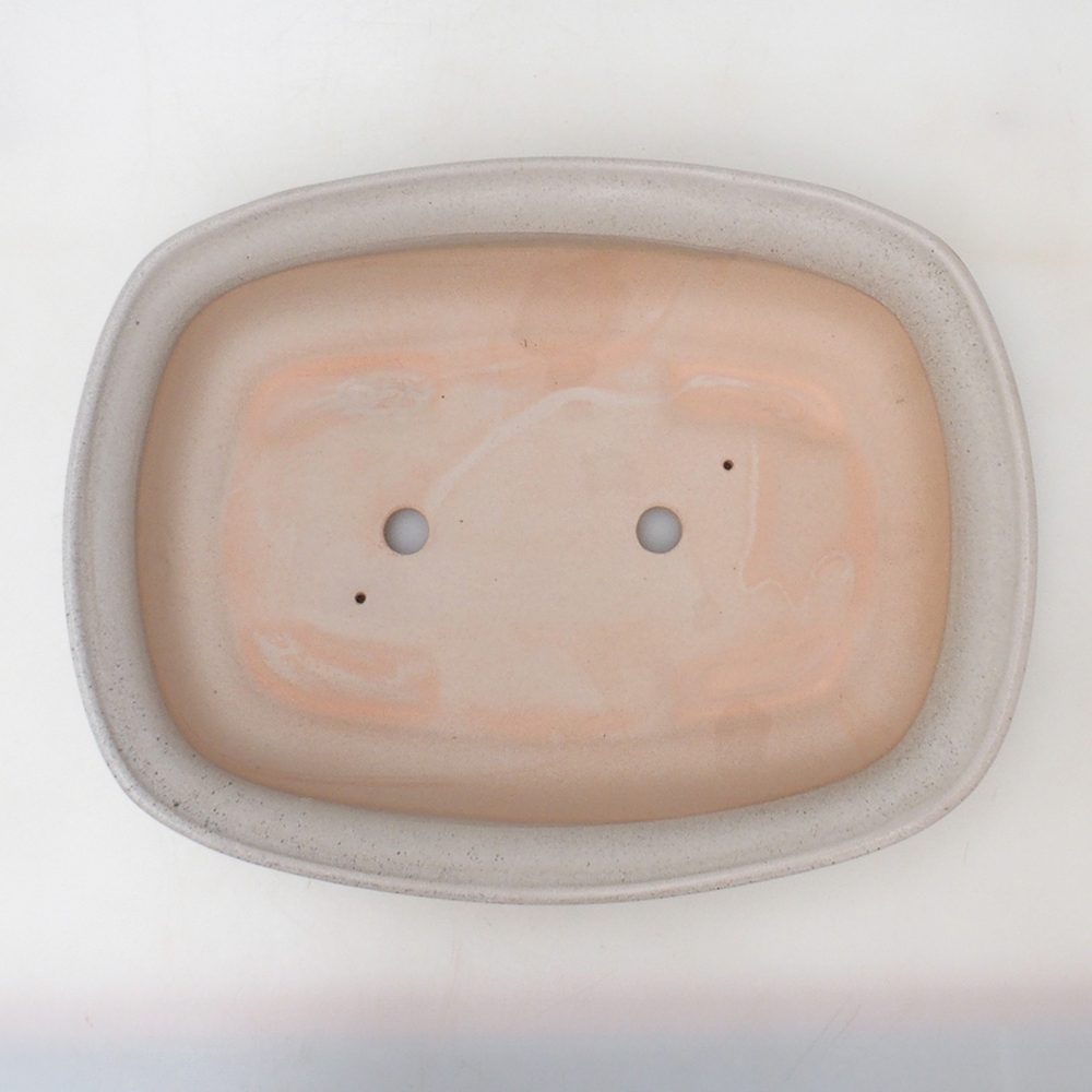 Bonsai-Schale H10 - 37 x 28 x 9 cm - beige
