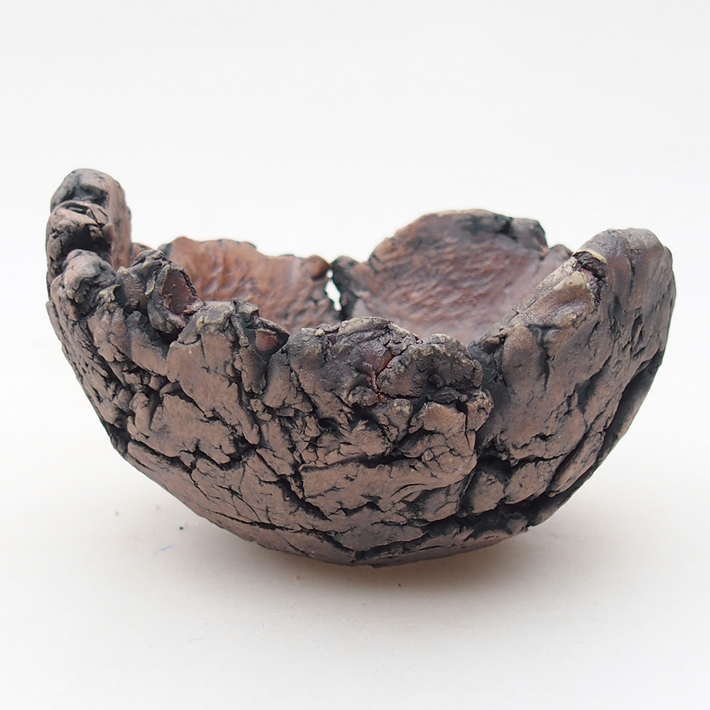 Keramikschale 11 x 10,5 x 7 cm , Farbe grün